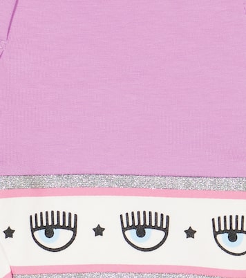 x Chiara Ferragni baby eye-motif jersey sweatpants | Monnalisa