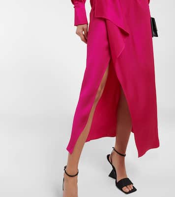 Robe midi Talita en satin | Simkhai