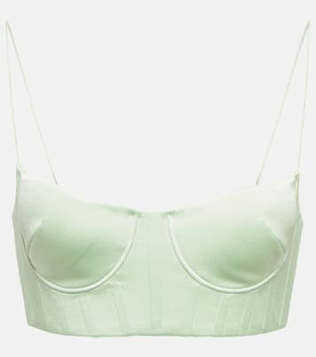 Bralette Hart aus Crêpe | Alex Perry