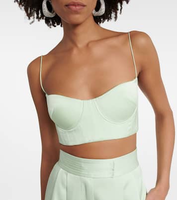 Bralette Hart aus Crêpe | Alex Perry