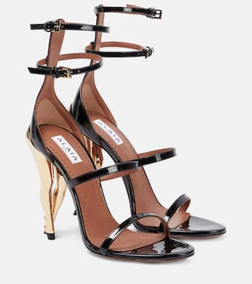 Sandalen Cabaret aus Lackleder | Alaïa