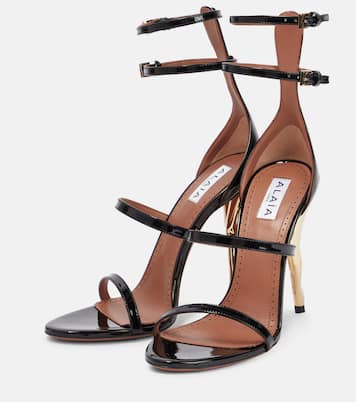 Sandalen Cabaret aus Lackleder | Alaïa