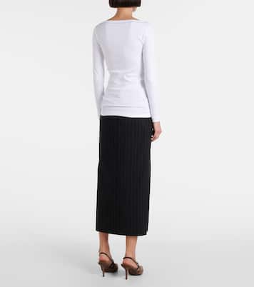 Longsleeve aus einem Baumwollgemisch | Brunello Cucinelli