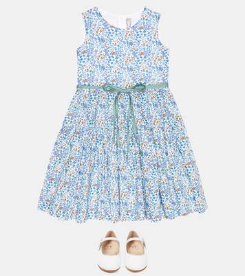 Floral cotton dress | Il Gufo