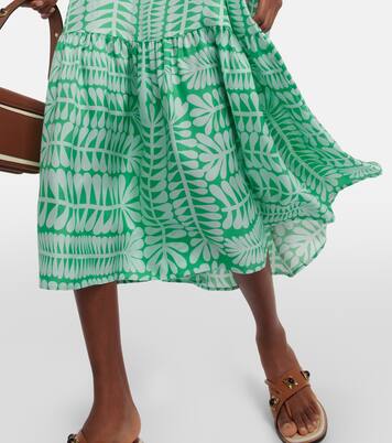 Midikleid Oslo aus Seiden-Twill | Asceno