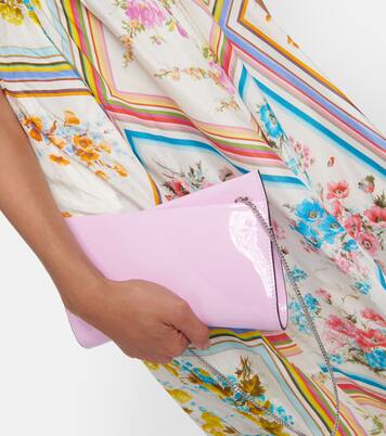 Loubitwist Small patent leather clutch | Christian Louboutin