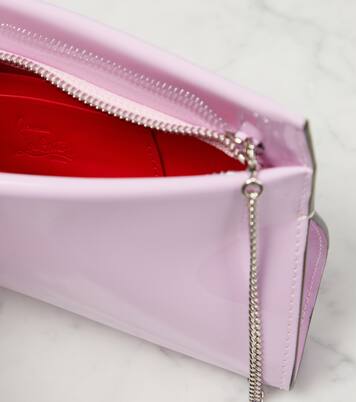 Loubitwist Small patent leather clutch | Christian Louboutin