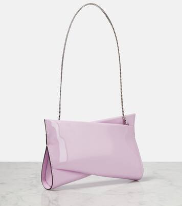 Loubitwist Small patent leather clutch | Christian Louboutin