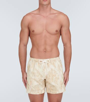 Printed swim shorts | Commas