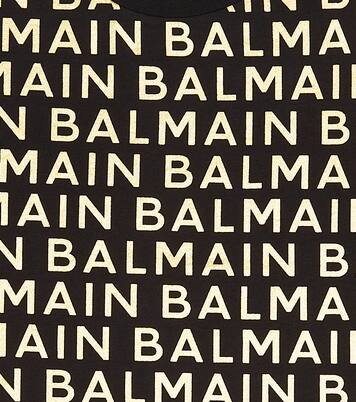 Logo cotton jersey T-shirt | Balmain Kids