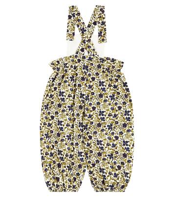 Baby Papaye floral cotton overalls | Bonpoint