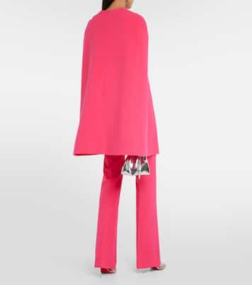 Cinzia垂褶绉纱连身裤 | Safiyaa