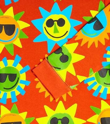 Printed cotton jersey sweatshirt | Stella McCartney Kids