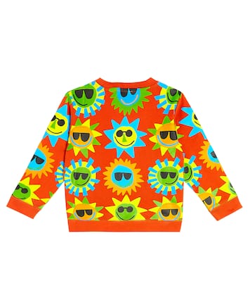 Printed cotton jersey sweatshirt | Stella McCartney Kids