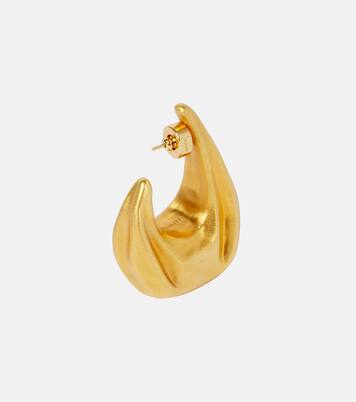 Olivia Medium gold-plated hoop earrings | Khaite
