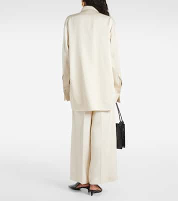 Oversize-Hemd aus Satin | Jil Sander