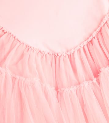 Robe en coton mélangé et tulle | Caroline Bosmans