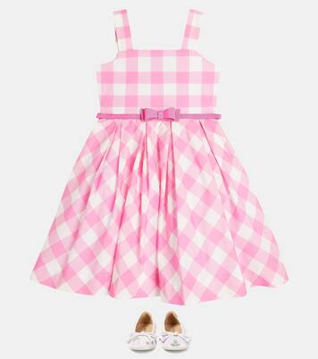 Floral faux leather ballet flats | Monnalisa