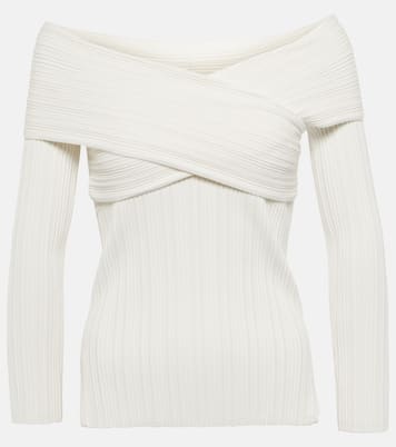 Off-Shoulder-Top Yesenia aus Rippstrick | Veronica Beard