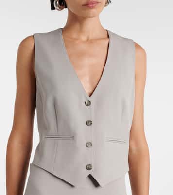 Weste aus Schurwolle | Wardrobe.NYC