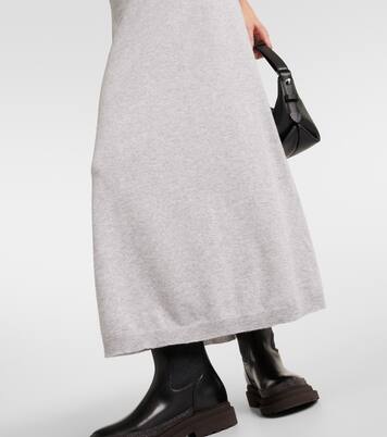 Robe midi en cachemire | Brunello Cucinelli