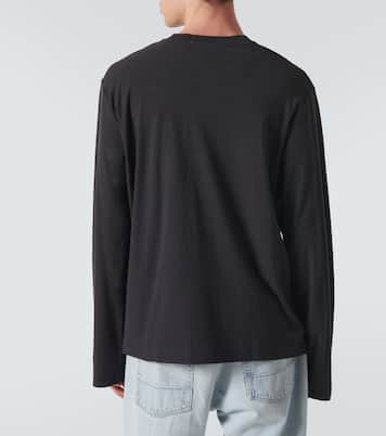 Logo distressed jersey T-shirt | Acne Studios