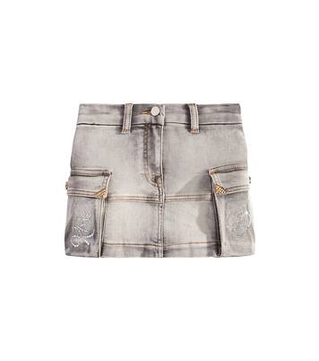 Jupe cargo Mini Gonna en jean | Monnalisa