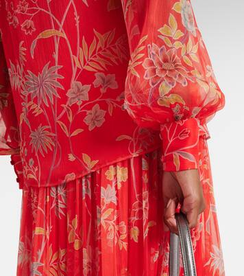 Blouse en soie à fleurs | Etro