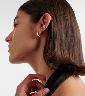 Saturn 18kt gold ear cuff with diamonds | Anita Ko