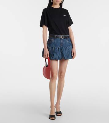 Minifalda Balloon de denim | Coperni