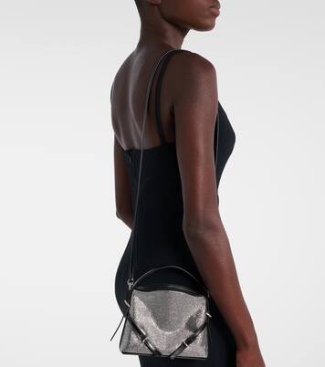 Schultertasche Voyou Nano mit Kristallen | Givenchy