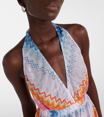 Zigzag halterneck romper | Missoni