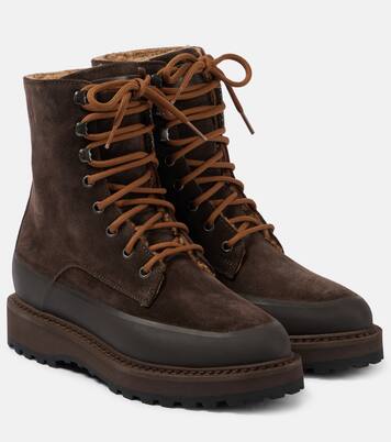 Schnürstiefel Dolomite aus Veloursleder | Le Monde Béryl