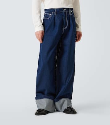 Jeans anchos adornados | Simone Rocha