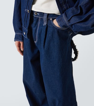 Jeans anchos adornados | Simone Rocha