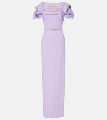 Rosette gown | Oscar de la Renta