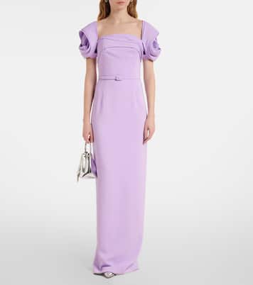 Rosette gown | Oscar de la Renta