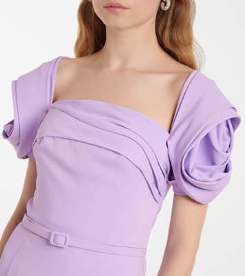 Rosette gown | Oscar de la Renta