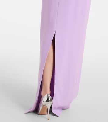 Rosette gown | Oscar de la Renta