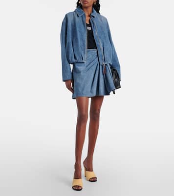 Pantoletten Ava 100 aus Raffiabast und Leder | Paris Texas