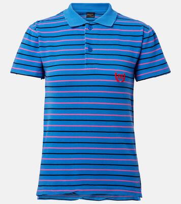 Striped cotton polo shirt | Balenciaga