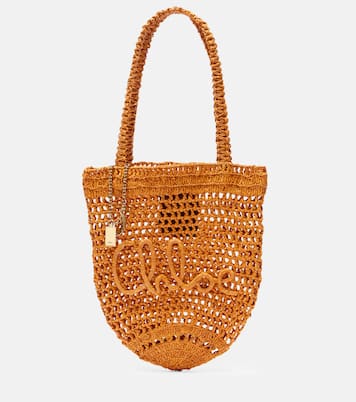 Summer Banana Small raffia shopper | Chloé