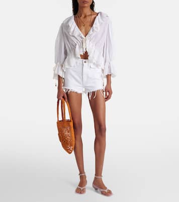 Summer Banana Small raffia shopper | Chloé