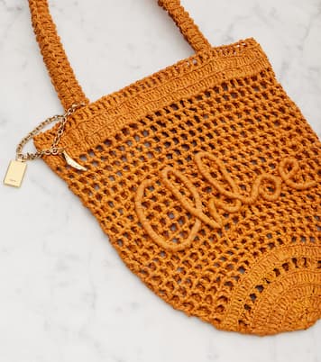 Summer Banana Small raffia shopper | Chloé