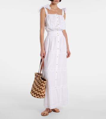 Falda larga Cate de algodón  | Melissa Odabash