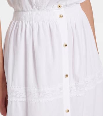 Falda larga Cate de algodón  | Melissa Odabash