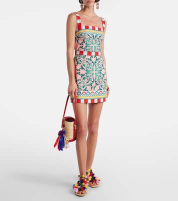 Taormina Carla Medium raffia bucket bag | Dolce&Gabbana