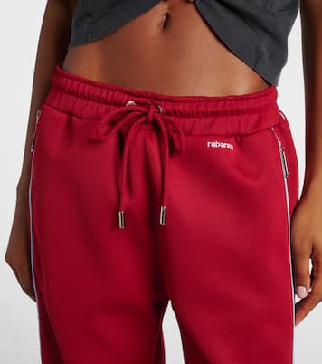 Zip-up jersey track pants | Rabanne