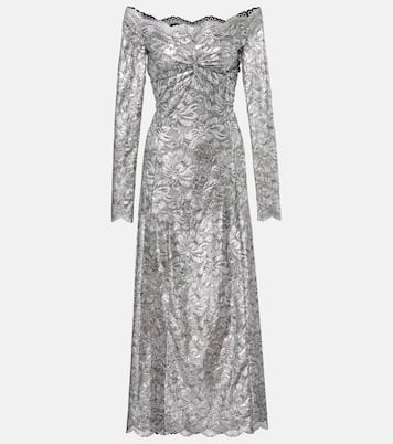 Robe midi en dentelle | Rabanne