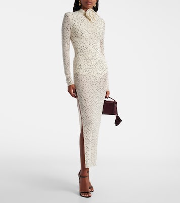 Robe longue à pois et fleurs | Magda Butrym